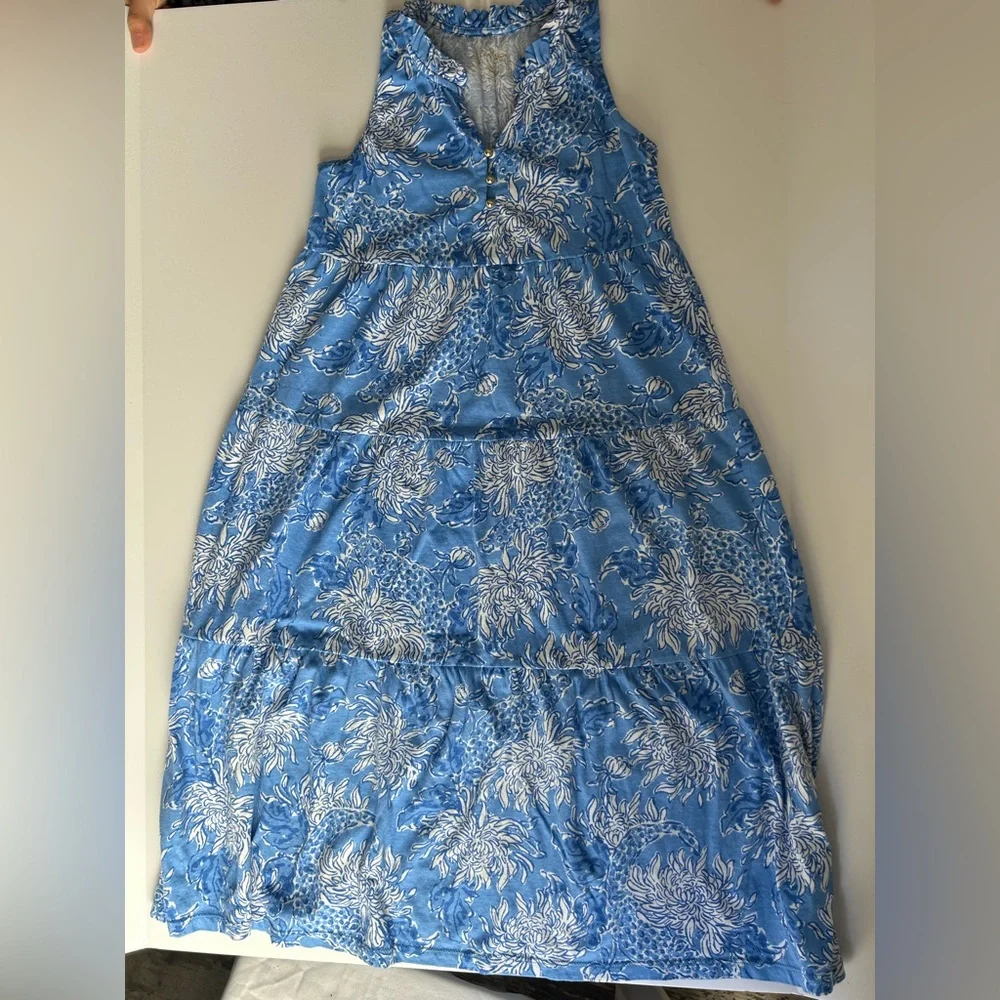 Lilly Pulitzer Kids Girls Mini Malone Maxi Dress - Picture 2 of 5